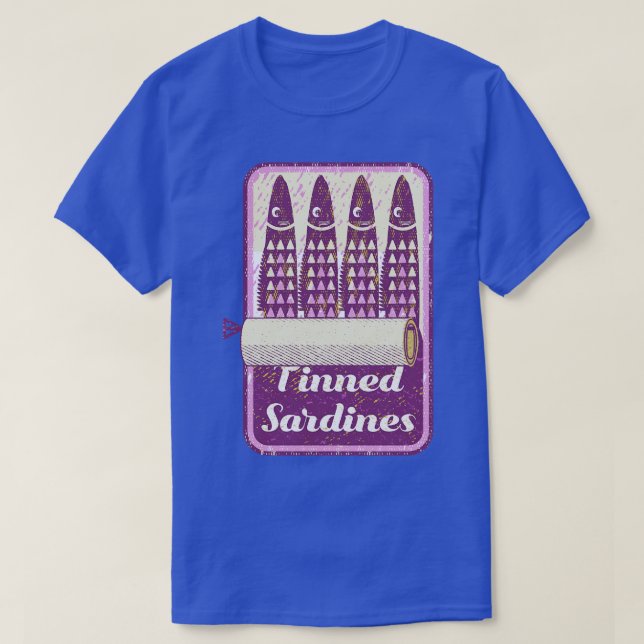 Camiseta Tin de sardinha (Frente do Design)