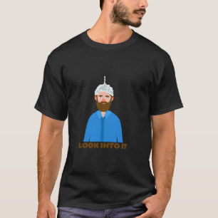 Camiseta Tin Foil Hat Tinfoil Conspiração Grade Olhe Para E