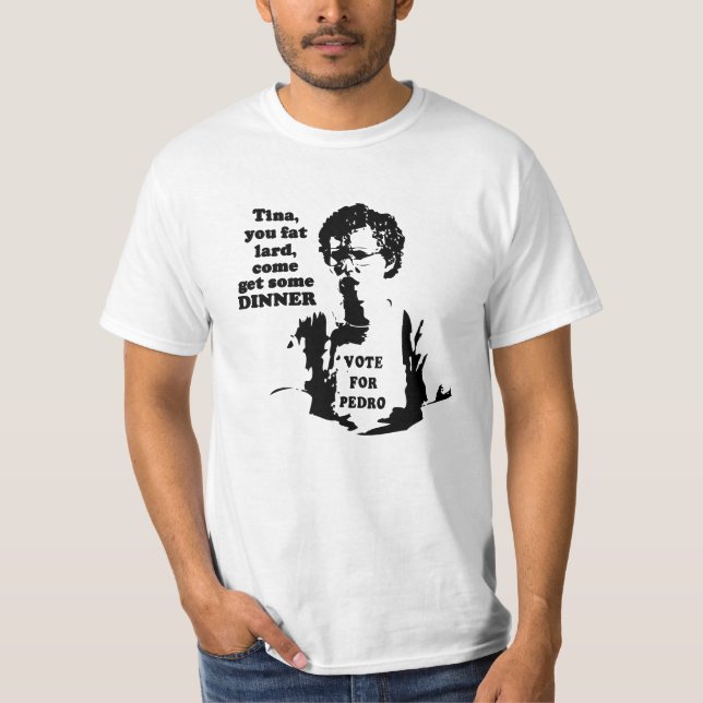 Camiseta Tina, sua banha gorda venha jantar (Frente)
