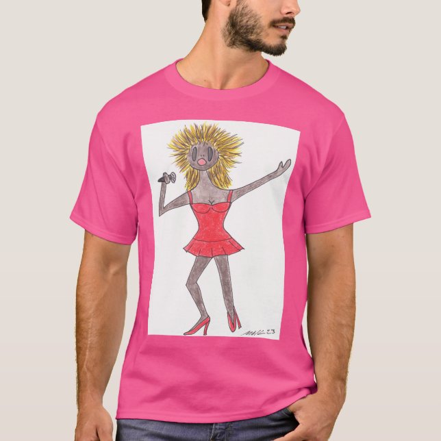 Camiseta Tina Turner Singer (Frente)