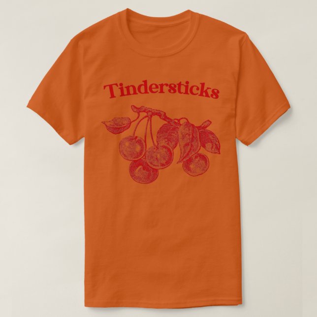 Camiseta Tindersticks Original Retro Fan Art Design 3 (Frente do Design)