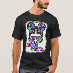 Camiseta Tingimento de Amarração Branqueada Olá Jardim de I