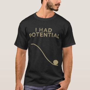 Camiseta Tinha professor de física motivacional em potencia
