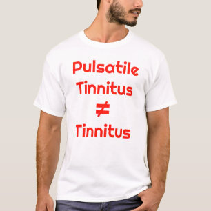 Camiseta Tinido pulsátil NÃO É Tinido
