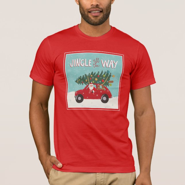 Camiseta Tinir todo o carro do papai noel da maneira | (Frente)