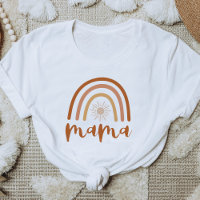 TINLEY Boho Queimado Laranja Arco-Íris Sol Mama