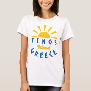 Camiseta Tinos Ilha, Grécia - Sunshine Feminino