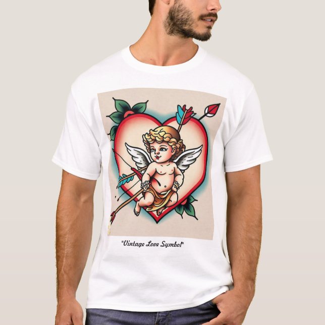 Camiseta Tinta Clássica do Cupido (Frente)
