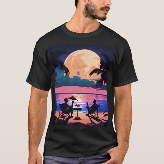 Camiseta Tinta da Ilha: Fuga Tropical do Marinheiro Jerry (Frente)
