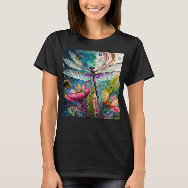 Camiseta Tinta e Caneta Dragonfly (Frente)