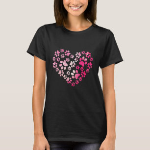 Camiseta Tinta Liga Animal Gato Cachorro Impressão Pata Ama