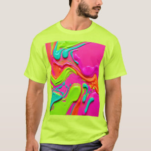 Camiseta Tinta líquida vibrante