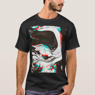 Camiseta Tinta Marmoreada: Textura Falsa.