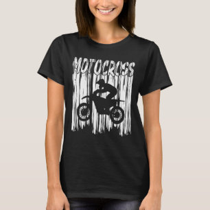Camiseta Tinta Mens Motocross Dirt Bike