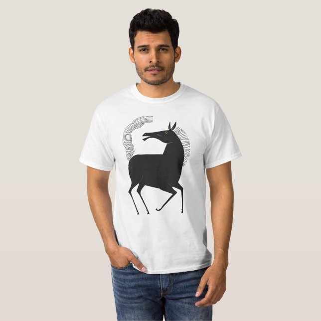 Camiseta Tinta Talking Fantasy V01 HORSE (Frente Completa)