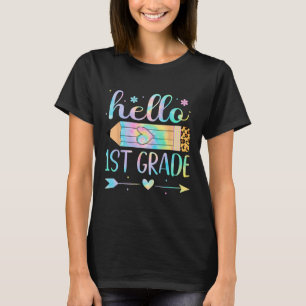 Camiseta Tinta Tie 1ª Série Volta às Aulas Olá Primeira Sér
