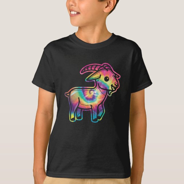 Camiseta Tinta Tie - Cabra (Frente)
