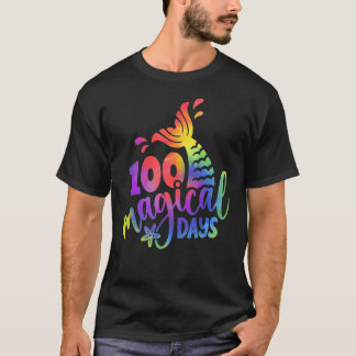 Camiseta Tinta Tie Dye 100 Dias Mermazing De Escola Profess