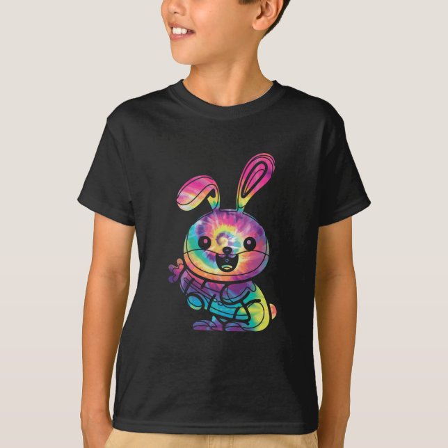 Camiseta Tinta Tie Dye - Coelho (Frente)