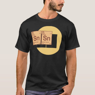 Camiseta Tintin/lata da lata (no preto)