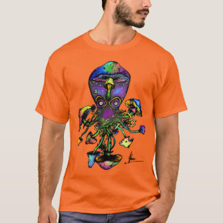 Camiseta Tintura do laço de Octoshroom