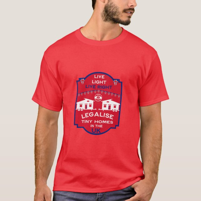 Camiseta Tiny House UK (Frente)