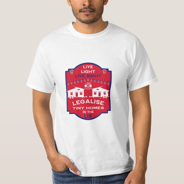 Camiseta Tiny House UK (Frente)