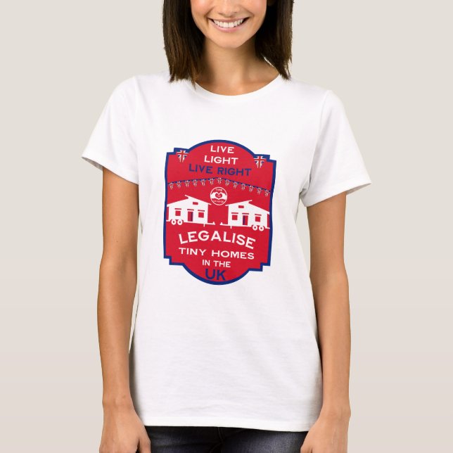 Camiseta Tiny House UK (Frente)