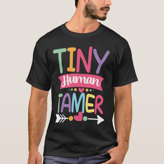 Camiseta Tiny Human Tamer (Frente)