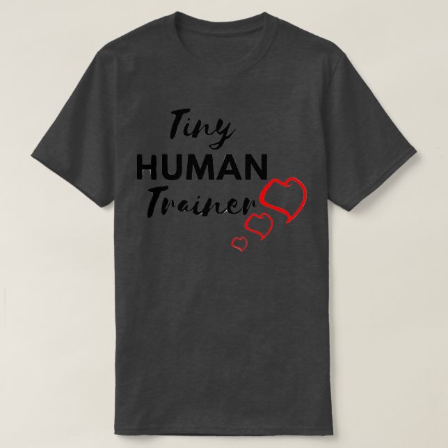 Camiseta Tiny Human Trainer (Frente do Design)