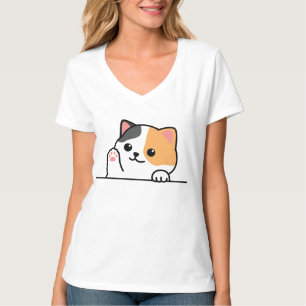 Camiseta Tiny Meow, Grande Dentro de Joy