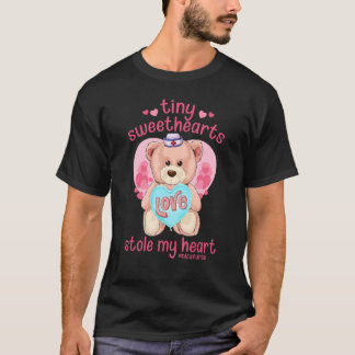 Camiseta Tiny Sweethearts Stole My Heart Valentines Day NIC