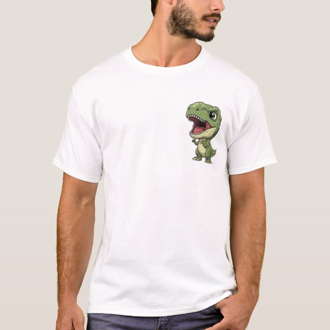 Camiseta Tiny T‑Rex Roar (Frente)