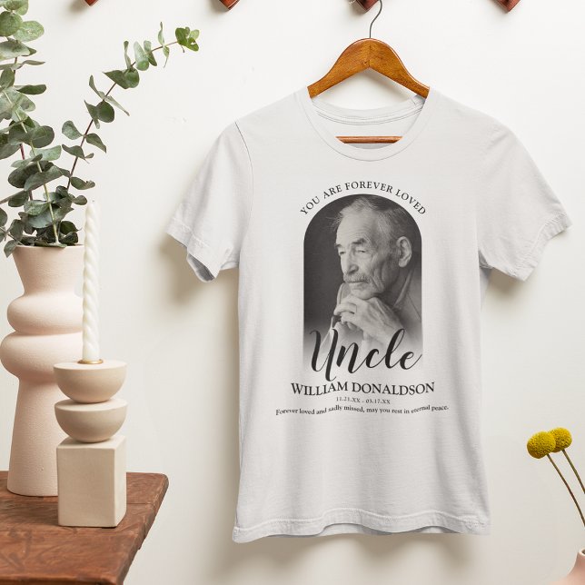 Camiseta Tio Amado para sempre| Foto Memorial T-Shirt (Criador carregado)