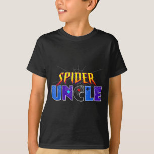 Camiseta Tio Aranha Design Dia dos Pais Família Combinando