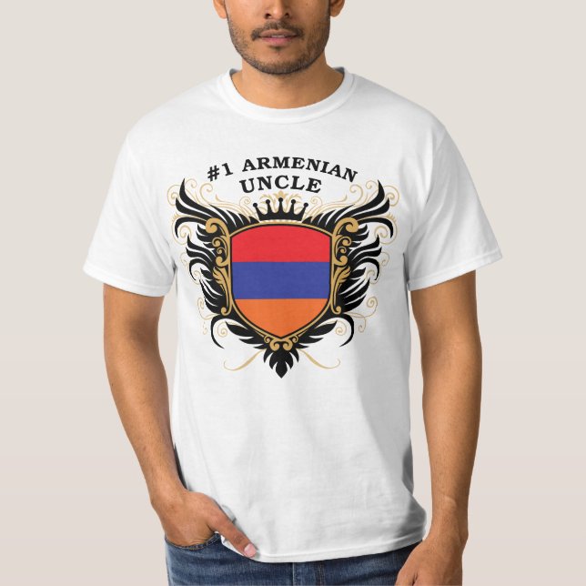 Camiseta Tio arménio do número um (Frente)