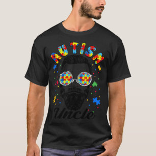 Camiseta Tio Autismo Conscientização do Autismo Família Urs