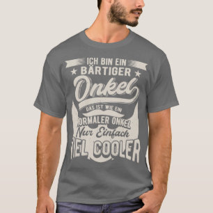 Camiseta Tio barbudo com presente barbudo