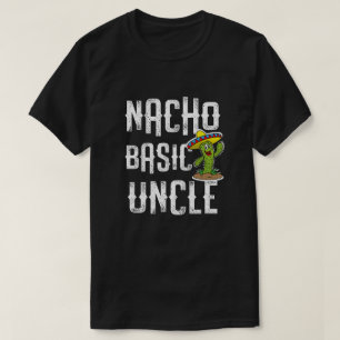 Camiseta Tio básico Engraçado Presente do Nacho para o ti