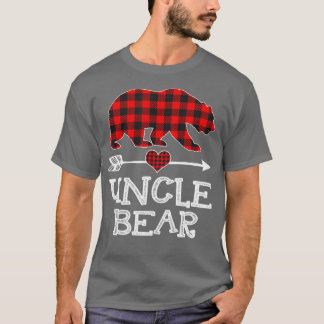 Camiseta Tio Bear Christmas Pajama Red Xadrez Buffalo