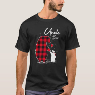 Camiseta Tio Bear Natal Pajama Red Buffalo Xadrez Prem