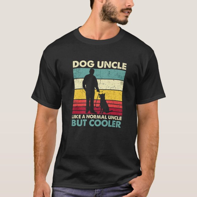 Camiseta Tio Cachorro - Cachorro Ultrassado Passa Engraçado (Frente)