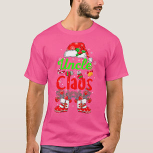 Camiseta Tio Claus Chapéu do Papai Noel Sapatos Família Com