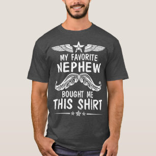 Camiseta Tio Com Cara Meu Sobrinho Favorito Me Comprou