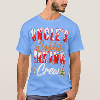 Camiseta Tio Cookie Baking Crew Papais noeis Xmas Baker Coo