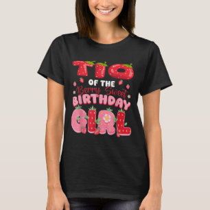 Camiseta Tio Da Berry Sweet Birthday Girl Strawberry Pa