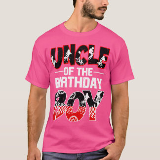 Camiseta Tio Da Família De Bike Bmx Do Aniversário