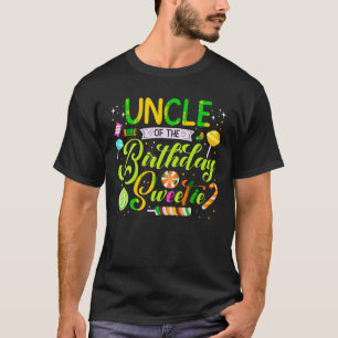 Camiseta Tio Da Festa de aniversário De Docinho De Aniversá