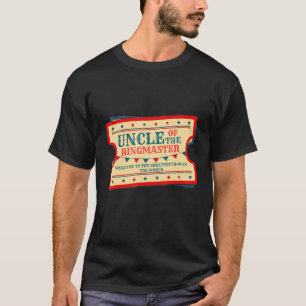 Camiseta Tio Da Festa De Circo Birthday Ringmaster Kids