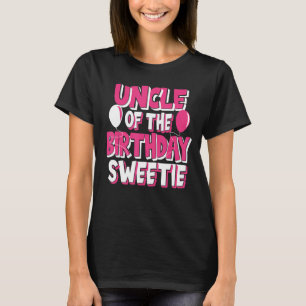 Camiseta Tio Da Festa De Docinho De Aniversário